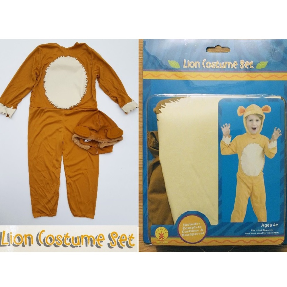 Rubies Kids Halloween Costume Lion Costume Set 2 p